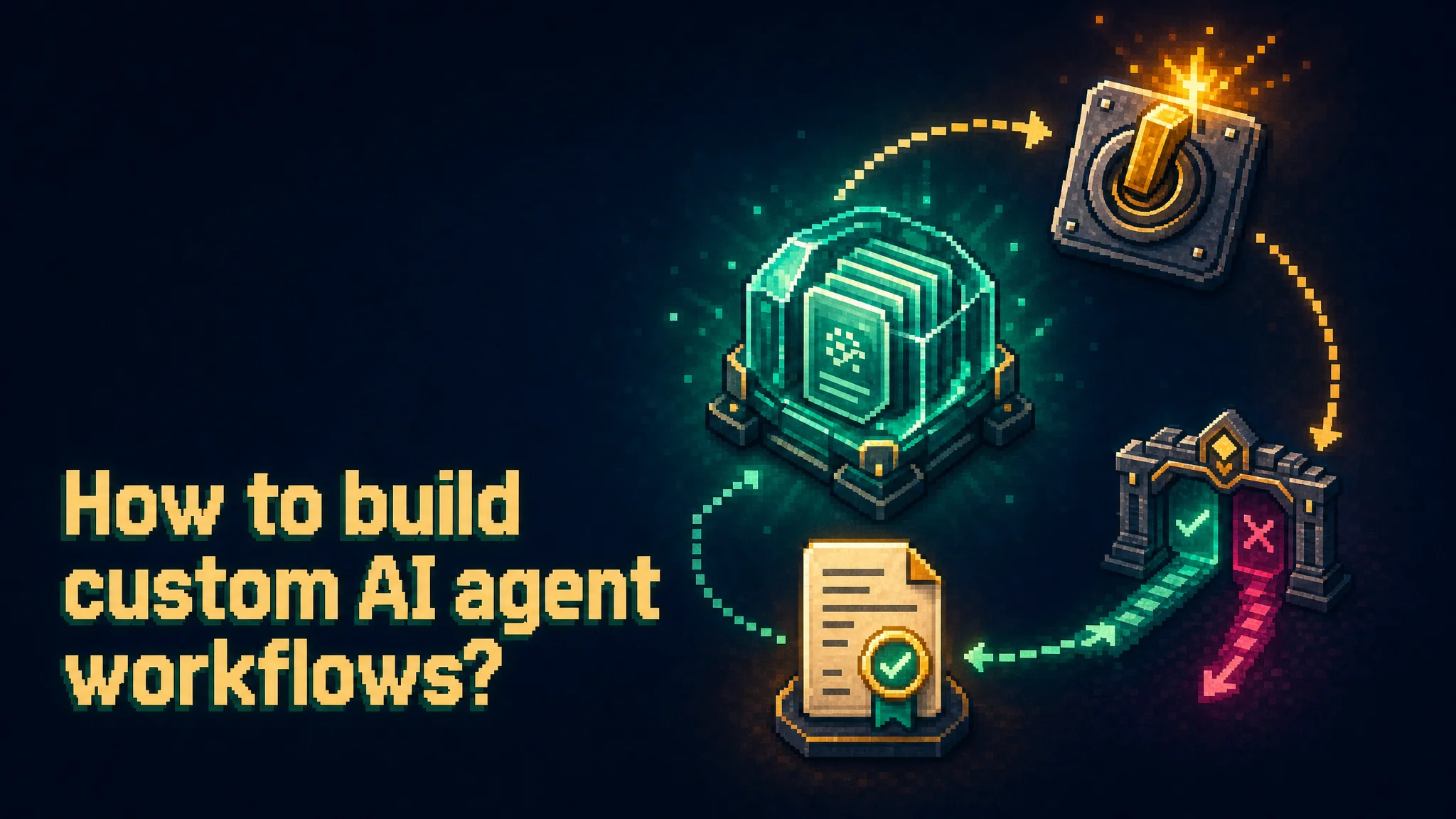 How to build custom AI agent workflows?