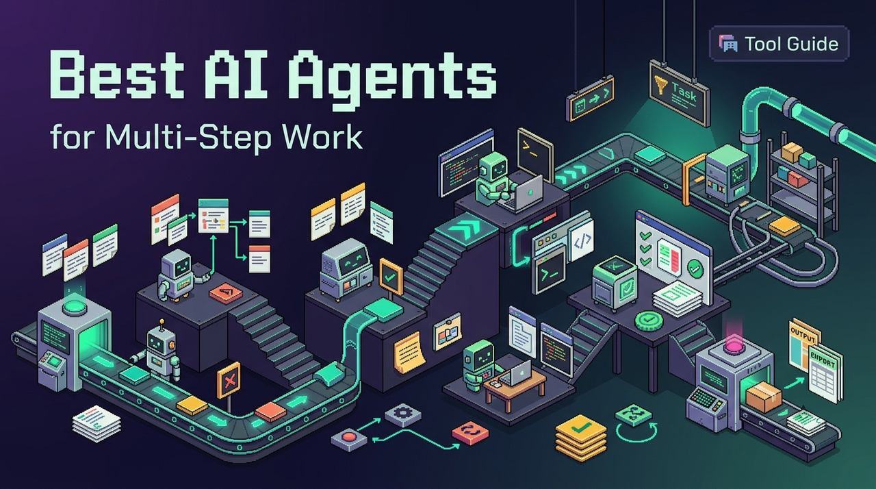Os melhores agentes de IA para trabalhos com várias etapas